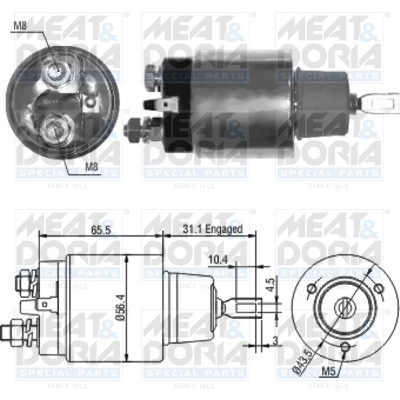 Solenoid Switch, starter